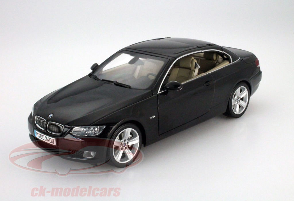 Kyosho 1:18 BMW 3 Series Convertible black 80430413375 model