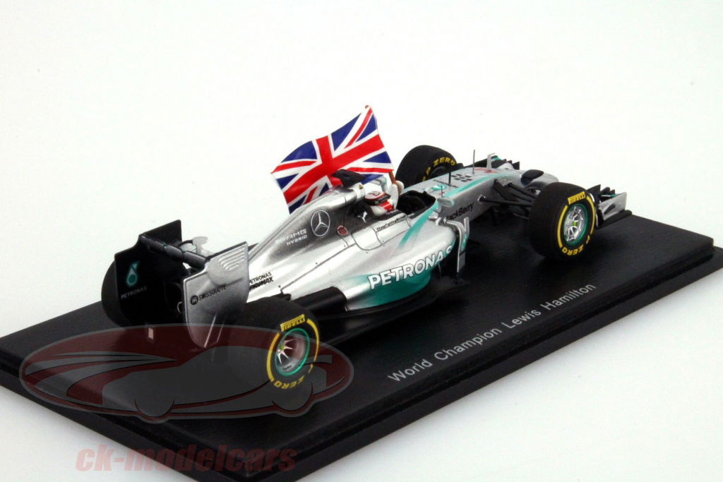 1/43 Spark Mercedes W05 イタリアGP 2014 Spark 1:43 L. Hamilton Mercedes W05 #44 Abu Dhabi GP Formula