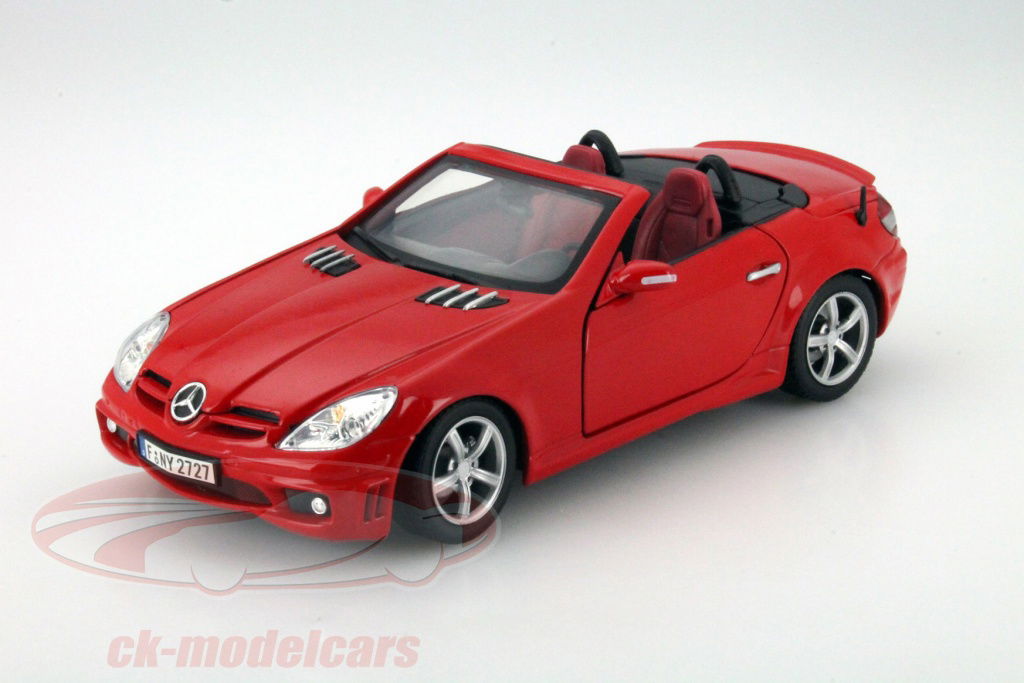 1/18 ミニカー Hot works MB SLK 55 AMG Hotworks Mercedes SLK55 AMG silver with Lorinser kit 1/18