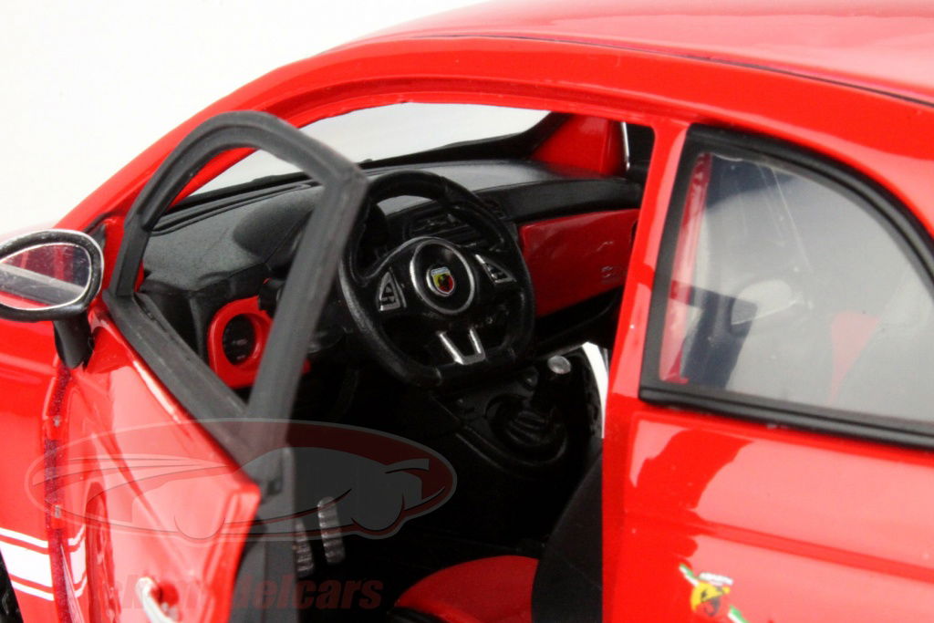 Bburago 1:18 Fiat Abarth 500 red 18-12078 model car 18-12078