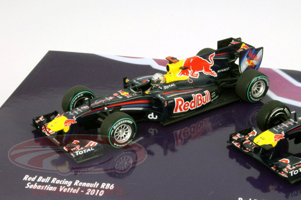 Red Bull Racing Renault RB6 3台セット Minichamps 1:43 3-Car Set S. Vettel Red Bull Racing World