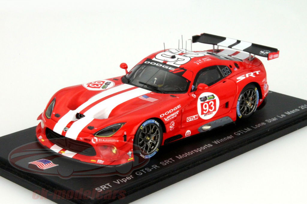 Spark 1:43 SRT Viper GTS-R #93 勝者 GTLM Lone Star LeMans
