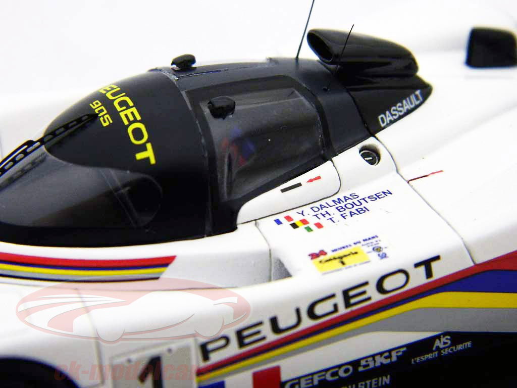 Spark 1:43 Peugeot 905 EV1 #1 2nd 24h LeMans 1993 S1298