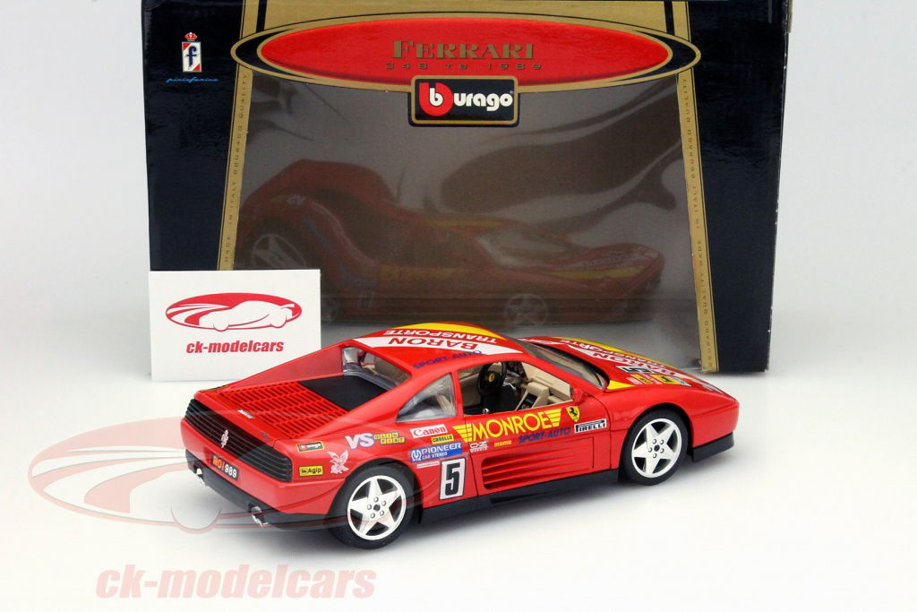 Bburago 1:18 Ferrari 348 TB #5 8002455030399 model car