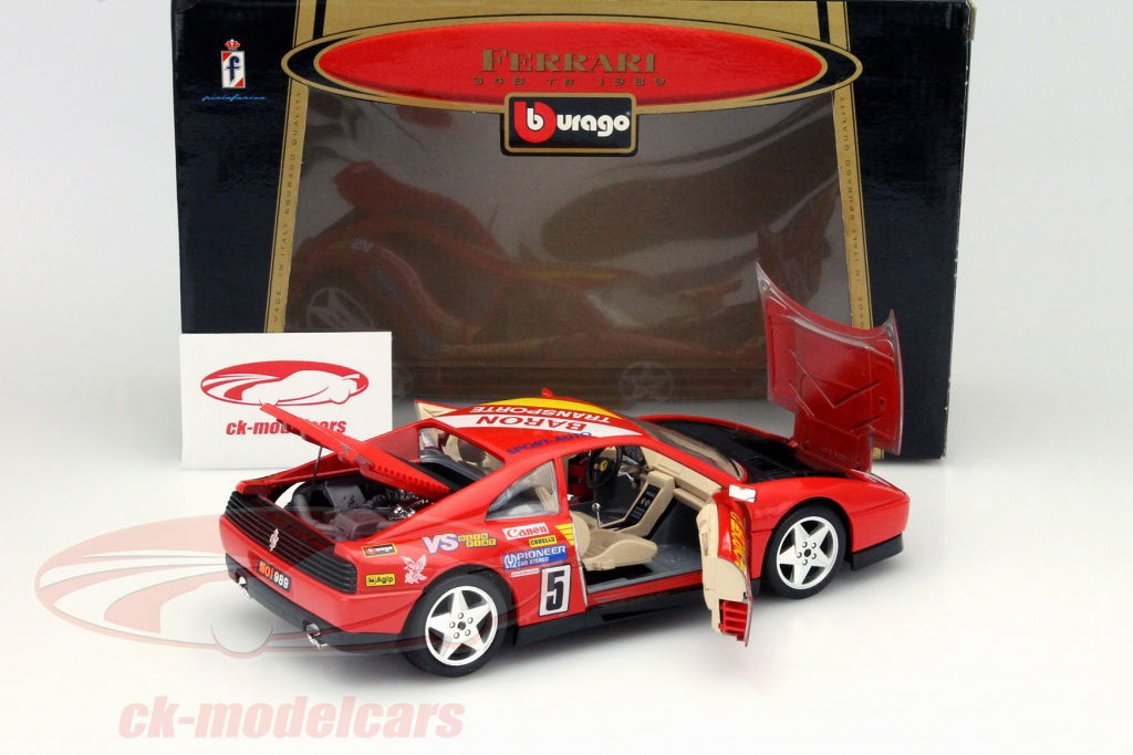 Burago フェラーリ348tb 1989 Burago 1989 Red Ferrari 348 TB 1:24 Scale Diecast Rare | eBay