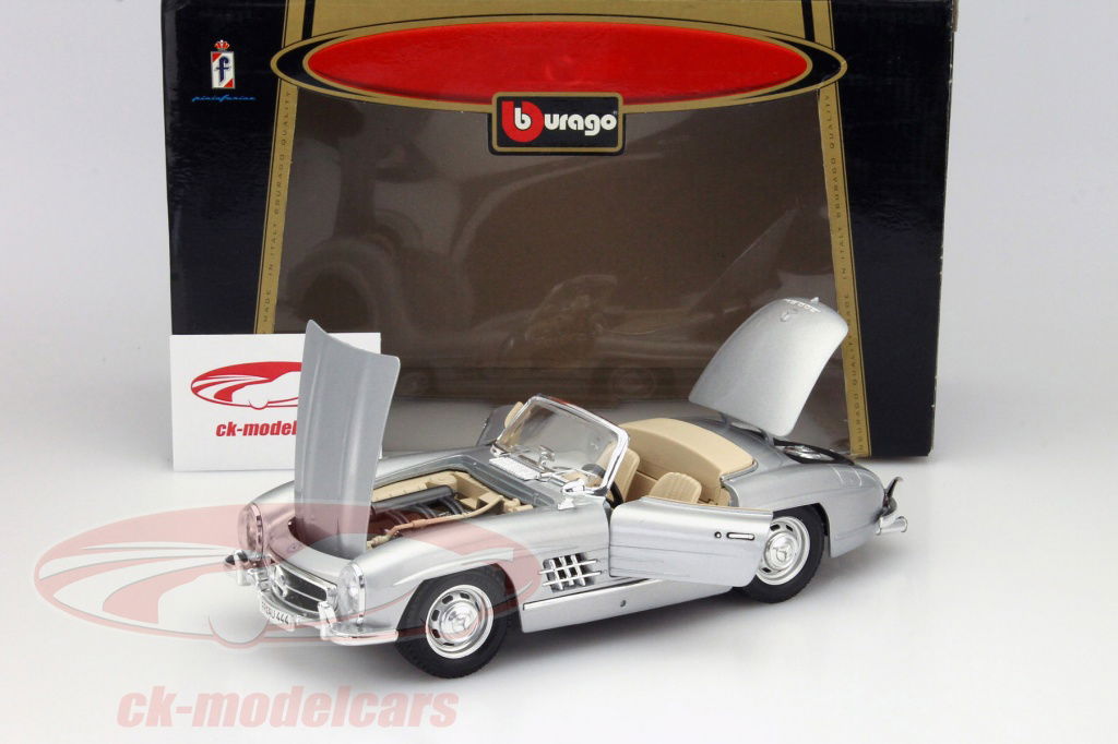 ブラーゴ(1/18) Mercedes Benz 300SL Roadster Mercedes Benz 300 SL Roadster 1957 Burago 1:18 Scale Diecast