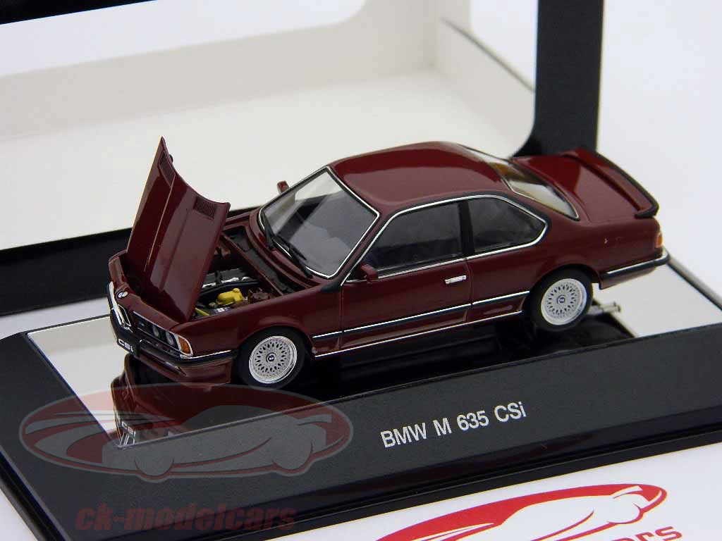 AUTOart 1:43 BMW M635 CSi carmine red metallic / metallic