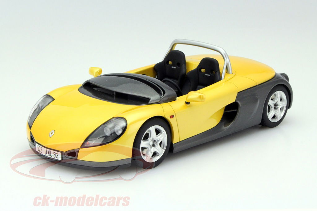 ottomobile-1-18-renault-spider-ano-1996-amarillo-gris-ot161/