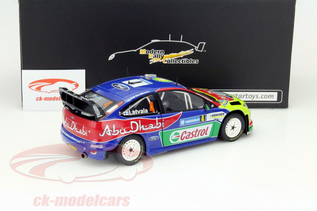 SUNSTAR 1/18 フォード フォーカス WRC '07 ラリー・ジャパン Sun Star Models 1:18 Ford Focus RS WRC07 #4 Winner Rally
