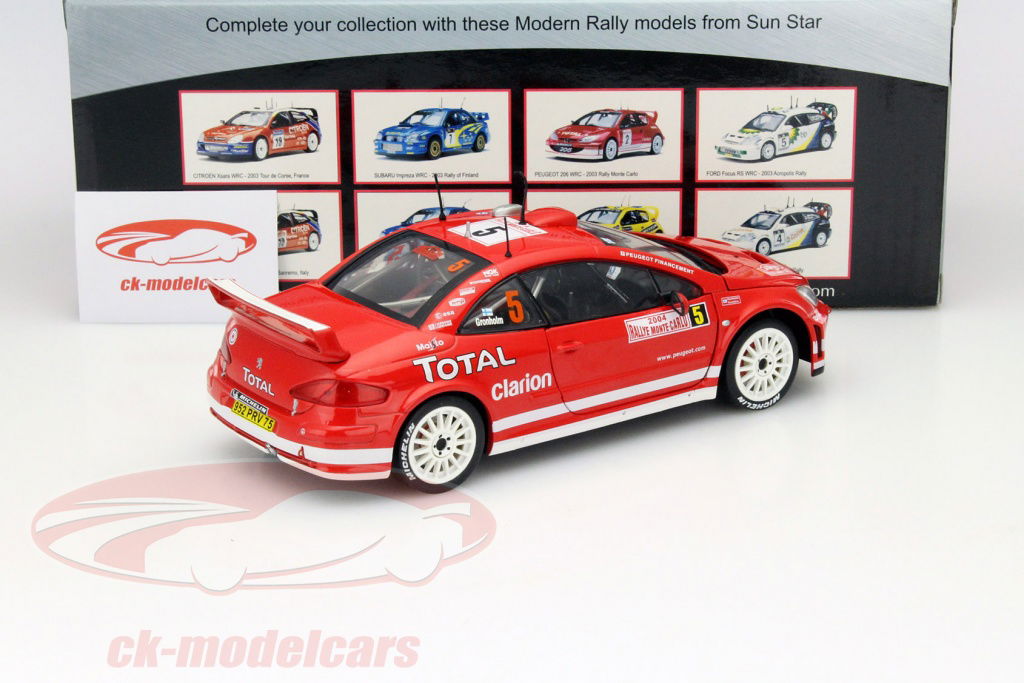 SUNSTAR - カスタム品 1/18 SUNSTAR プジョー 307 WRC 2006 ピレリ カスタム品 1/18 SUNSTAR プジョー 307 WRC 2006 ピレリ