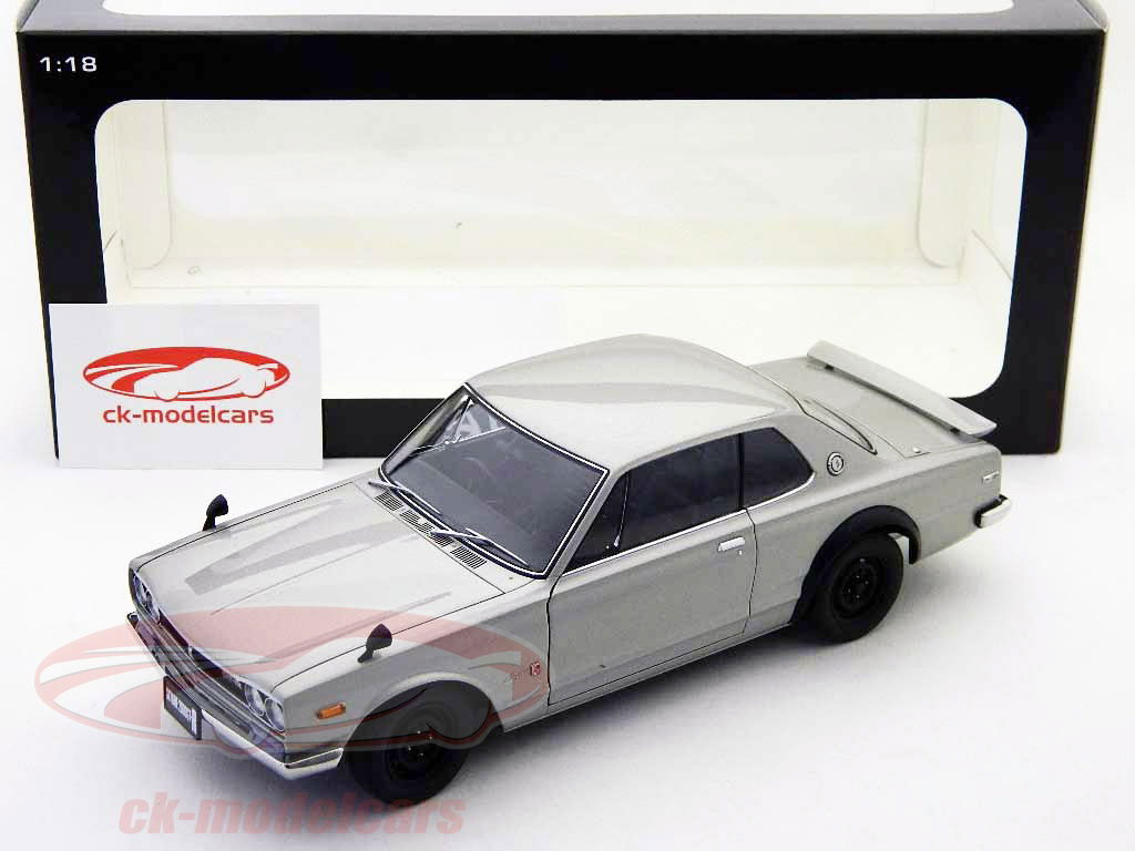 AUTOart 1:18 Nissan Skyline GT-R (KPGC10) 1st Gen. silver