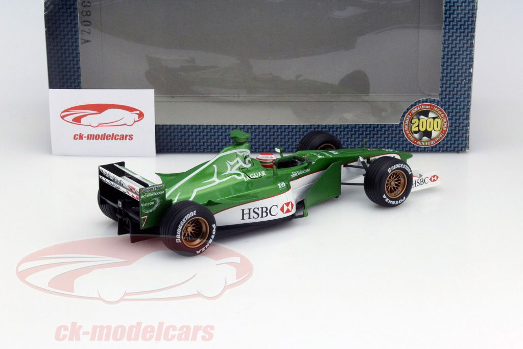 HotWheels 1:18 Eddie Irvine Jaguar R1 #7 Formula 1 2000