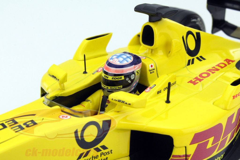 HotWheels 1:18 Takuma Sato Jordan EJ12 Formula 1 2002 54629