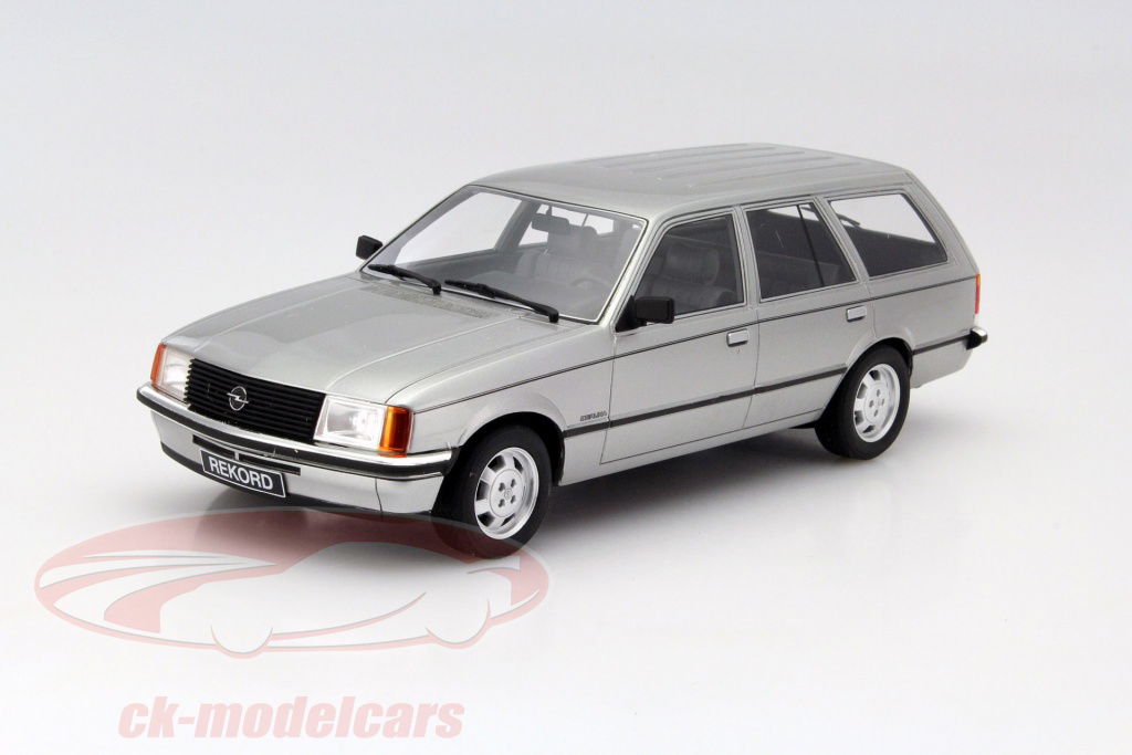 BoS-Models 1:18 Opel Rekord E Caravan Year 1981 silver