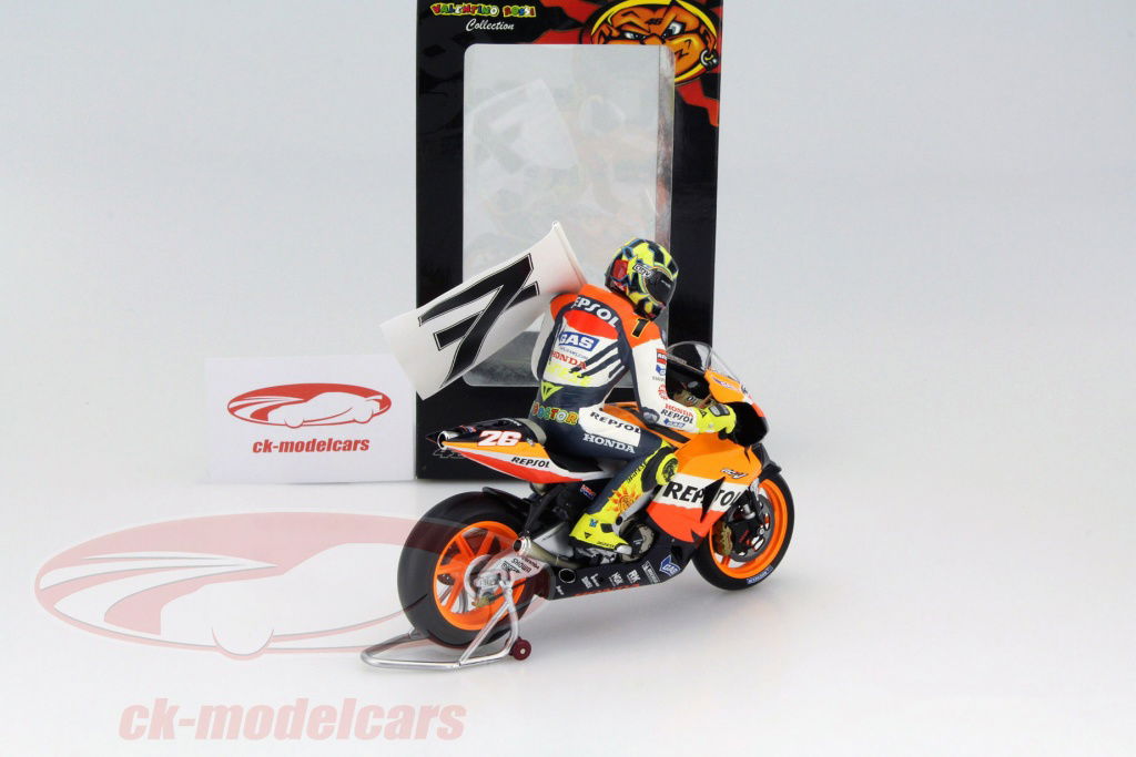 オートバイ・バイク MINICHAMPS Aprilia 125cc Valentino Rossi Minichamps Aprilia 125 CCM 'Dirty Version' - 1997 - #46