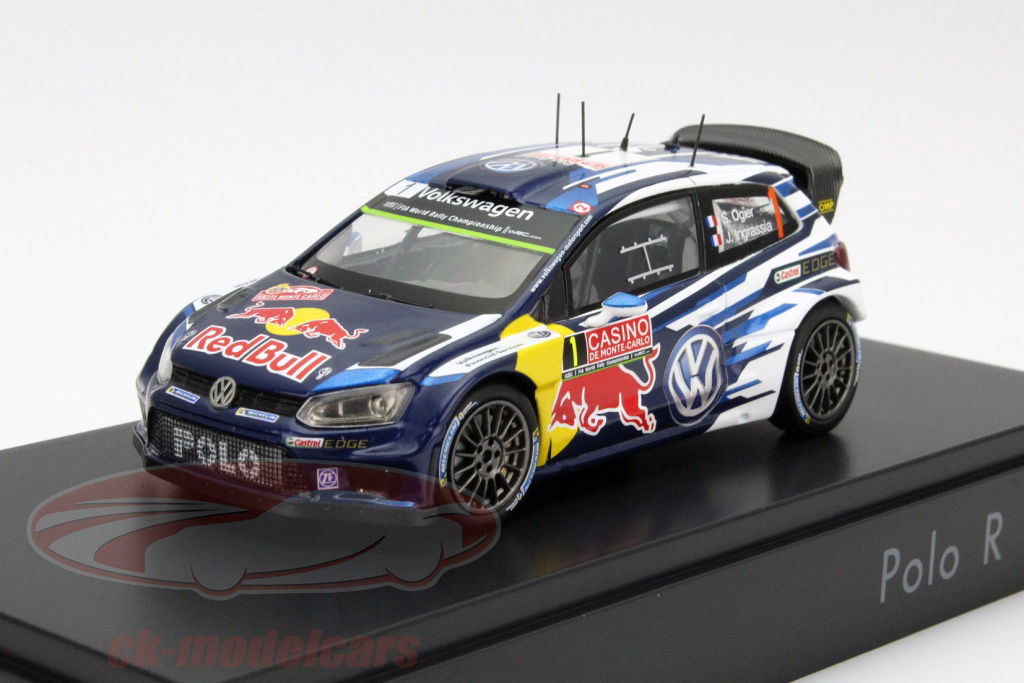 Spark 1:43 Volkswagen VW Polo R WRC #1 WRC 2015 Ogier