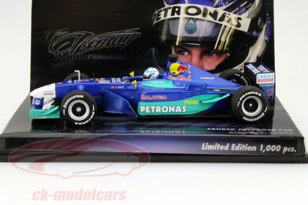 Minichamps 1:43 Kimi Räikkönen Sauber C20 #17 Formula 1 2001