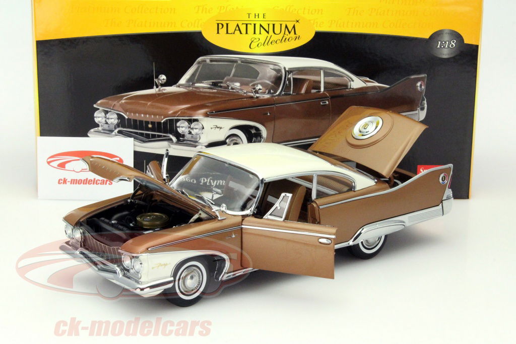 Sun Star Models 1:18 Plymouth Fury Hard Top Year 1960 oyster