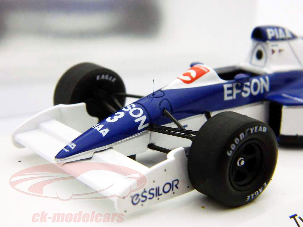 Spark 1:43 S. Nakajima Tyrrell 018 #3 GP USA formula one