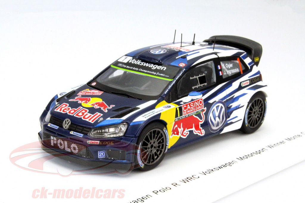 Spark 1:43 Volkswagen Polo R WRC #1 Winner Rally Monte Carlo