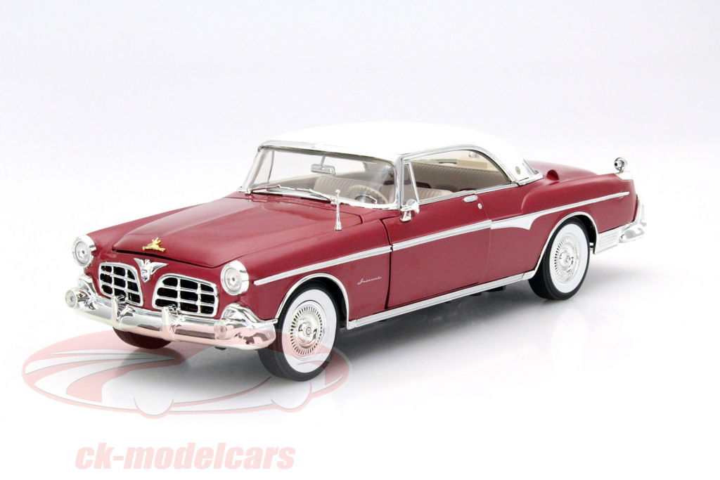 No537 ミニカー1/18箱あり1955 SHRYSLER IMPERIAL Signature Models 1955 Chrysler Imperial 1:18 Diecast Car for