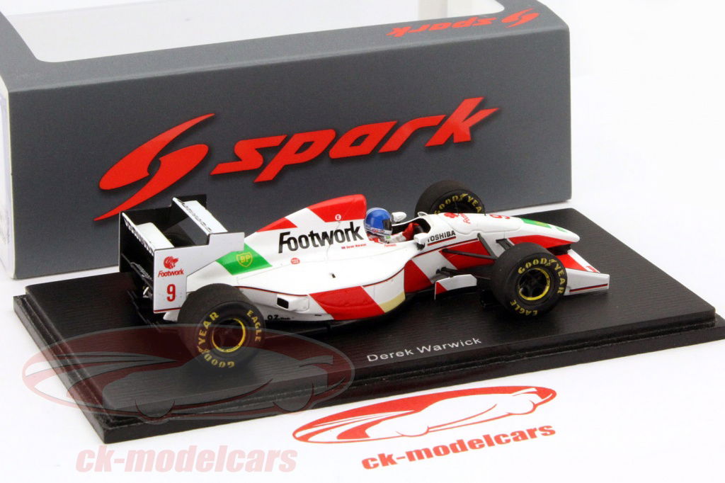 スパーク1/43 Footwork FA14 Spark 1:43 Derek Warwick Footwork FA14 #9 Australia GP