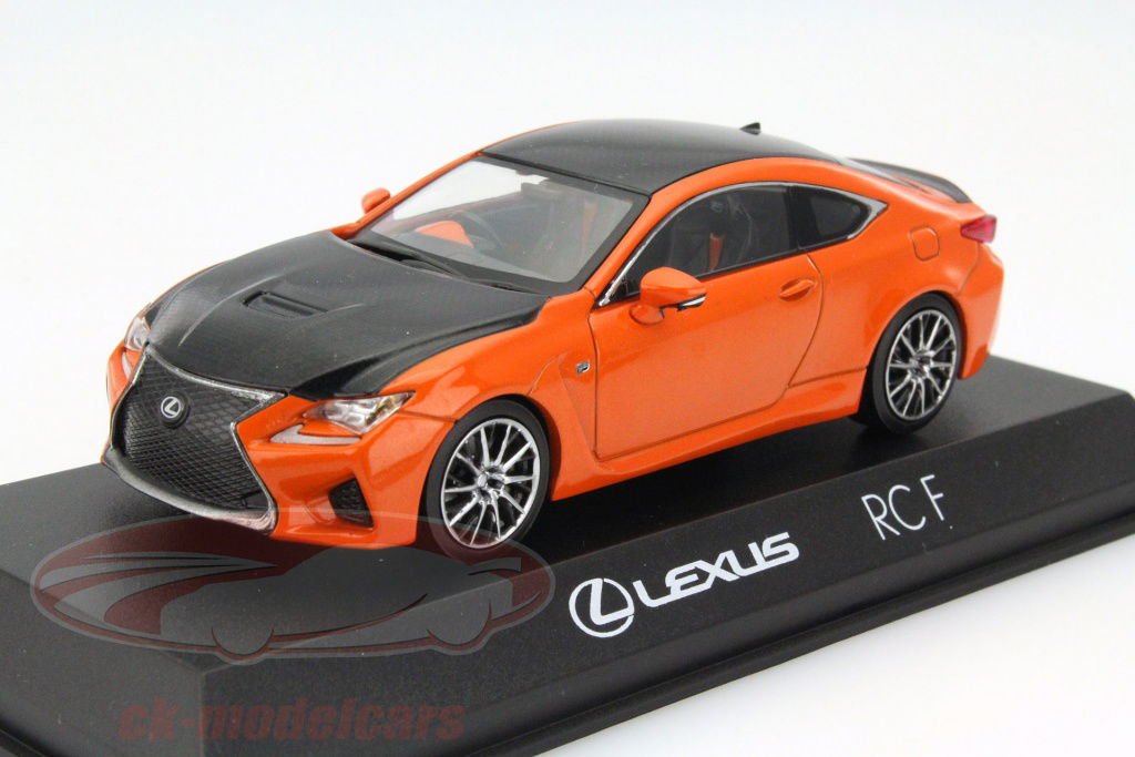 Kyosho 1:43 Lexus RC F Year 2014 orange / black 03653P model