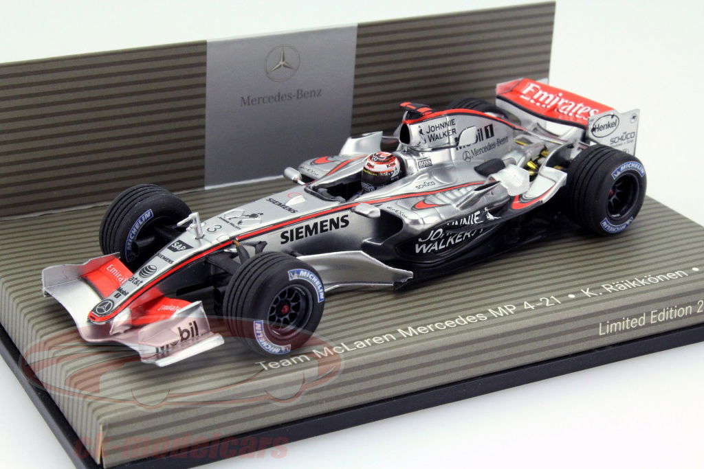 1/43minichamps McLAREN MERCEDES MP4−21キミ MINICHAMPS McLaren MERCEDES Mp4/21 Kimi Raikkonen 2006