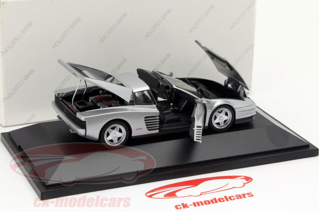 ミニカー Ferrari Testarossa modification 1/43 Herpa 1:43 Ferrari Testarossa Spyder silver CK920628 model