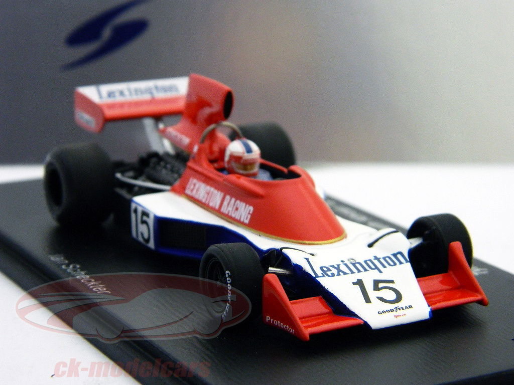 Spark 1:43 Ian Scheckter Tyrrell 007 #15 formula 1 1976 GP