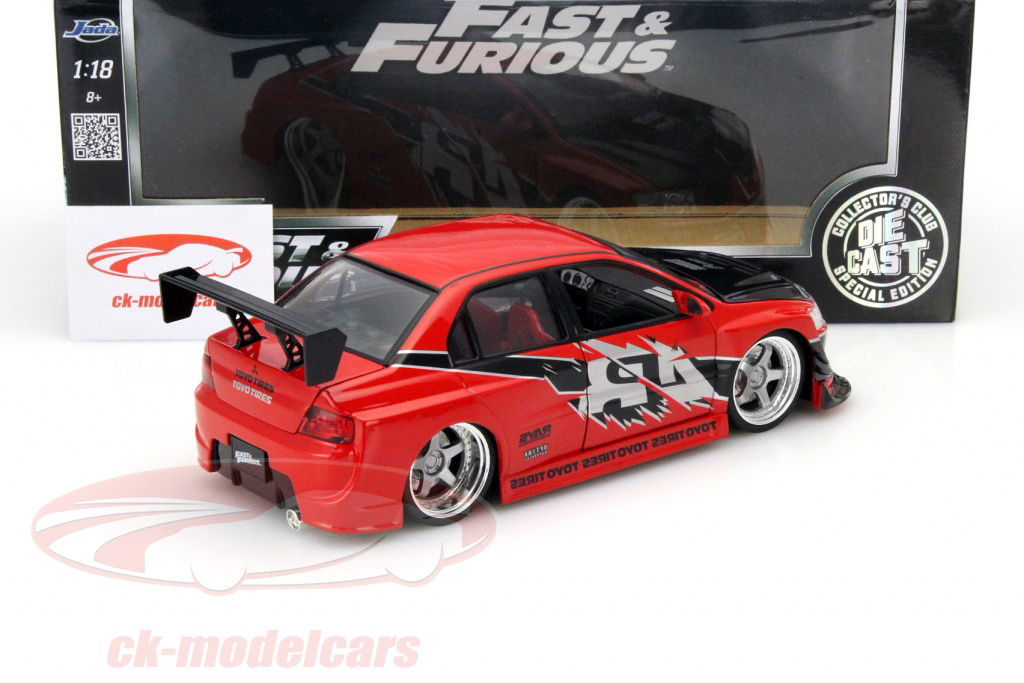 Jadatoys 1:18 Sean's Mitsubishi Lancer Evolution VIII Fast