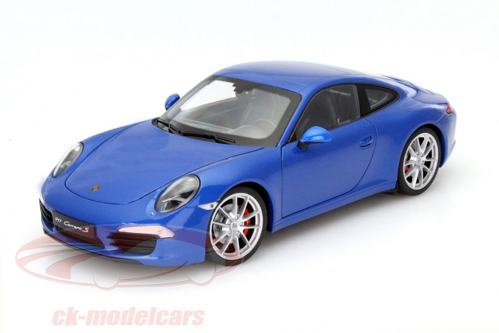 ミニカー Welly Porsche 911 (991) Carrera S 1/18 Welly 1:18 Porsche 911 (991) Carrera S blue MAP02109215