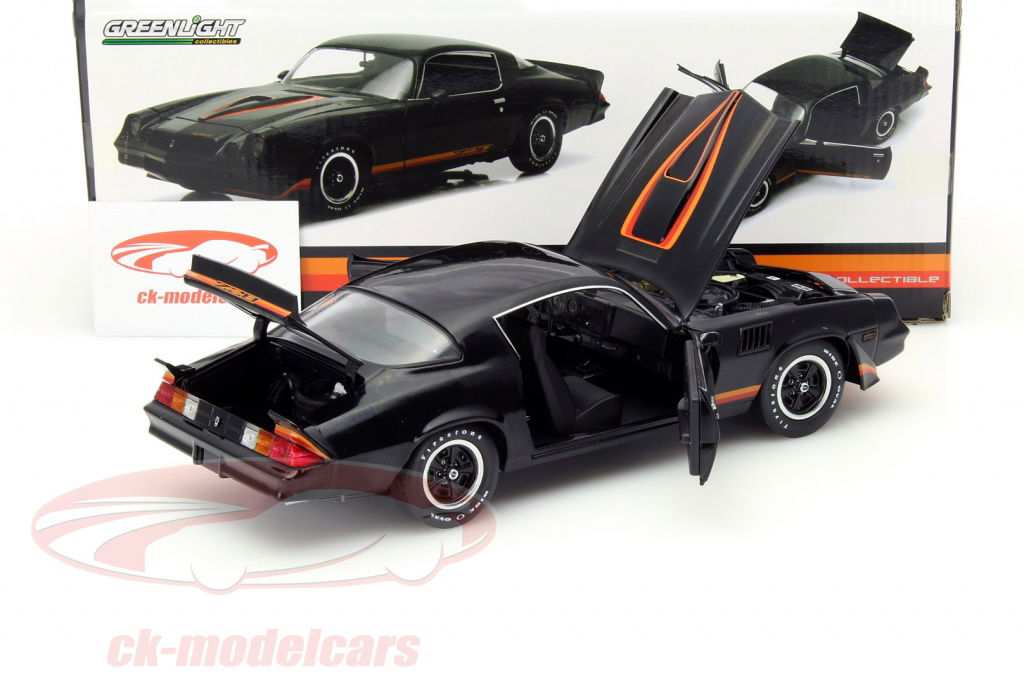 Greenlight 1:18 Chevrolet Camaro Z28 Year 1979 black 12905