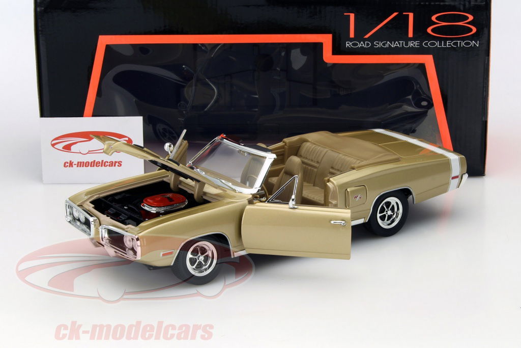 ミニカー Lucky Die Cast Dodge Coronet R/T 1970 Lucky DieCast 1:18 Dodge Coronet R/T Year 1970 gold 92548