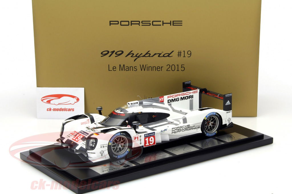 Spark 1:18 Porsche 919 Hybrid #19 Winner 24h LeMans 2015