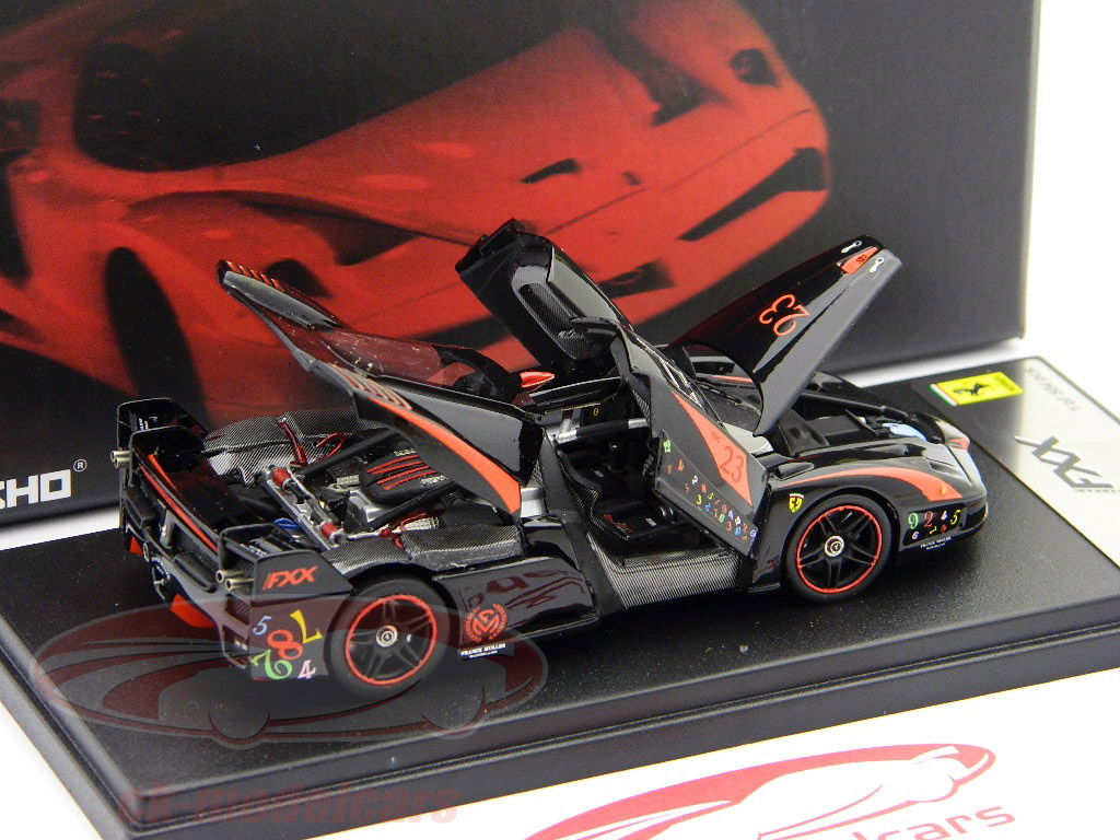 Kyosho 1:43 Ferrari FXX Evoluzione #35 black with stripes