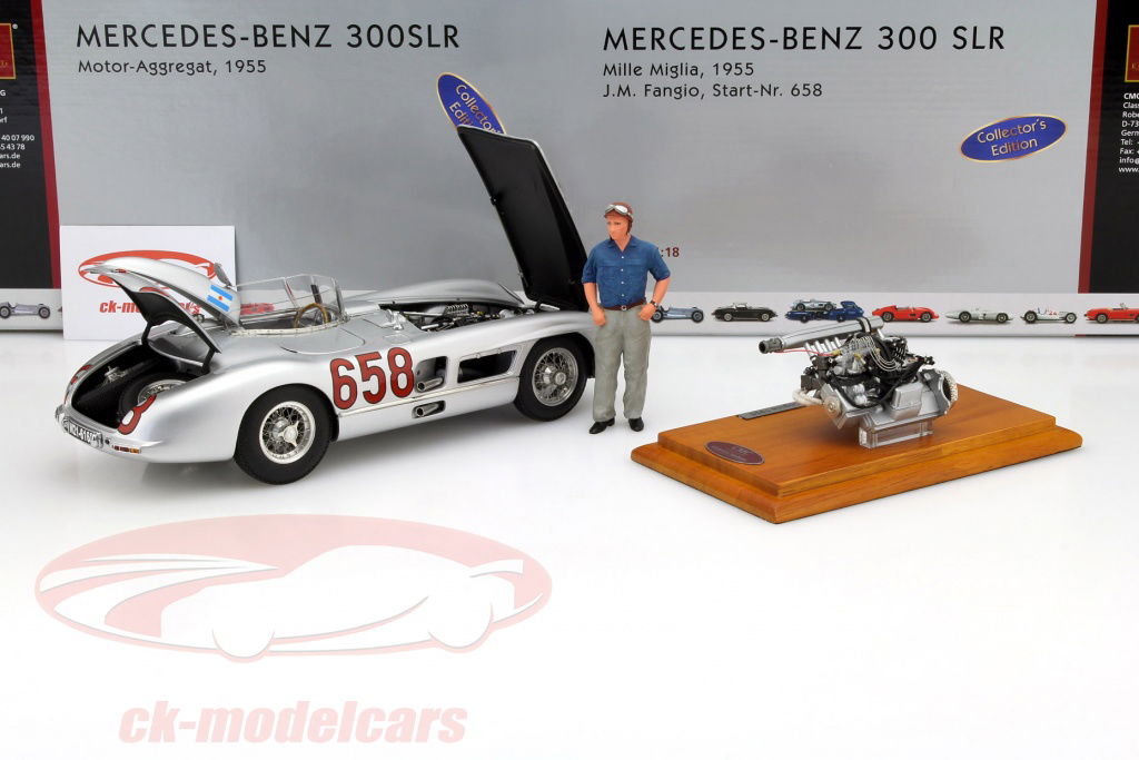 ミニカー 1/18 Mercedes-Benz 300 SLR Mille Miglia CMC 1/18 MERCEDES-BENZ 300 SLR MILLE MIGLIA NO,722 CAR MODEL