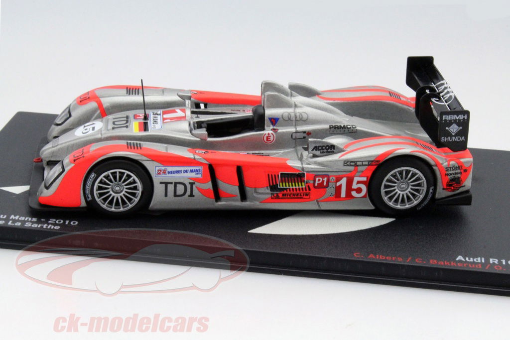 Ixo 1:43 Audi R10 TDi #15 24h LeMans 2010 Albers, Bakkerud