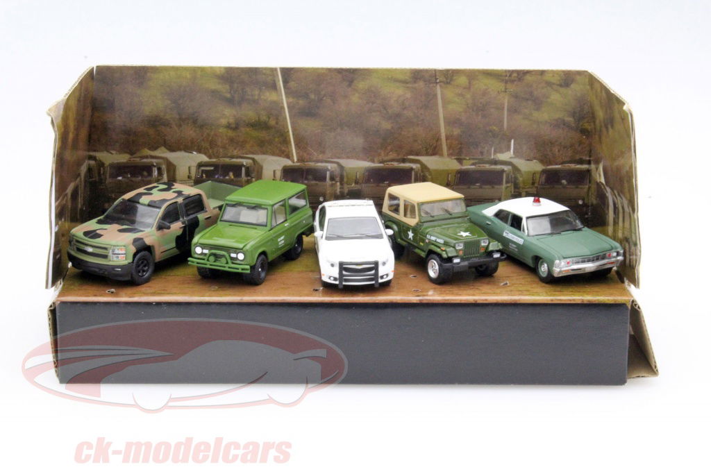 greenlight-1-64-5-car-set-us-army-verde-bianco-marrone-58028/