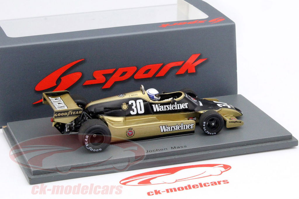 Spark 1:43 Jochen Mass Arrows A1 #30 モナコ GP 式 1 1979