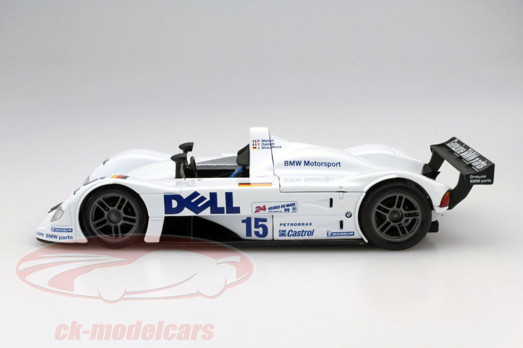 Maisto 1:18 BMW V12 LMR #15 Winner 24h LeMans 1999 Martini