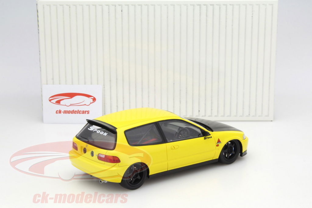ミニカー Tarmac Works 1/18 HONDA civic eg6 Tarmac Works 1:18 Honda Civic EG6 Spoon Group A racing white