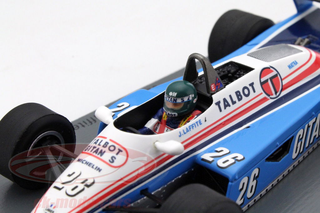 リジェ JS19 #26 J.Laffite 1982　Spark 1/43 Die-cast: Spark's 1982 Ligier JS19, Monaco GP – Savage On Wheels