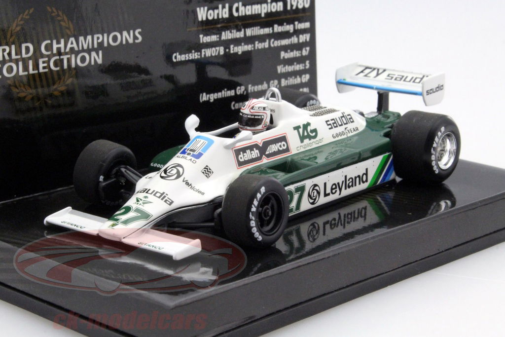 Minichamps 1:43 Alan Jones Williams FW07B #27 World Champion