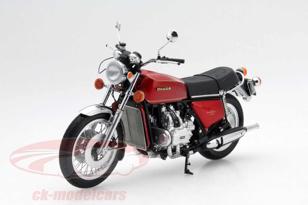 オートバイ・バイク 1/12 MINICHAMPS Honda Gold Wing 1975 K3 Minichamps 1:12 Honda Goldwing Year 1975 red 122161601 model