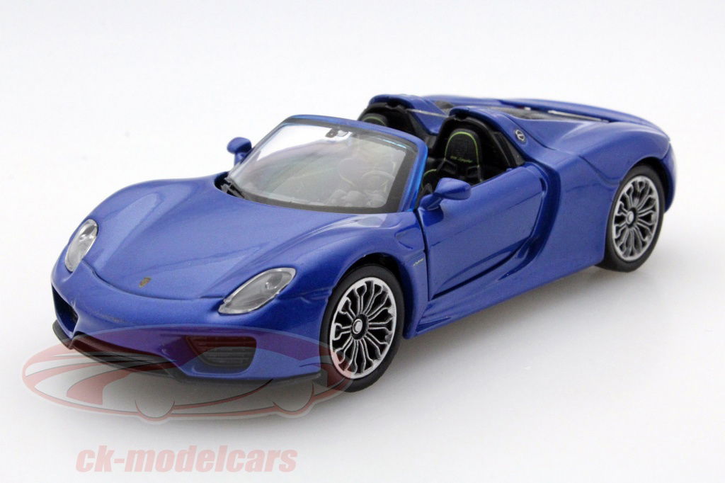 welly-1-32-porsche-918-spyder-pullback-azul-map01026116/