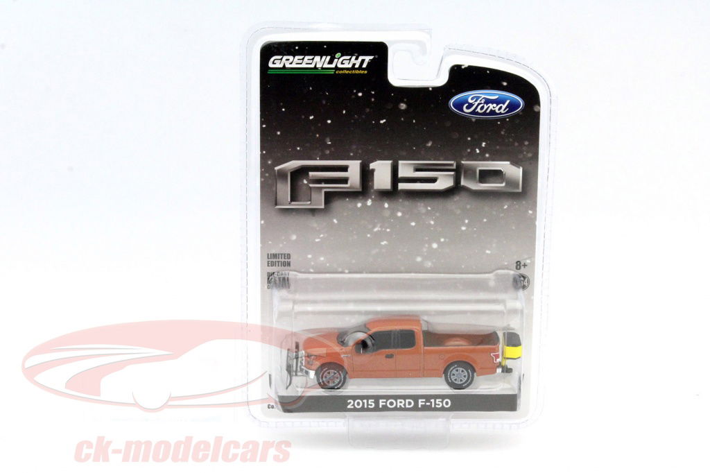 greenlight-1-64-ford-f-150-pickup-med-sneplov-r-2015-mrk-orange-metallic-29859/