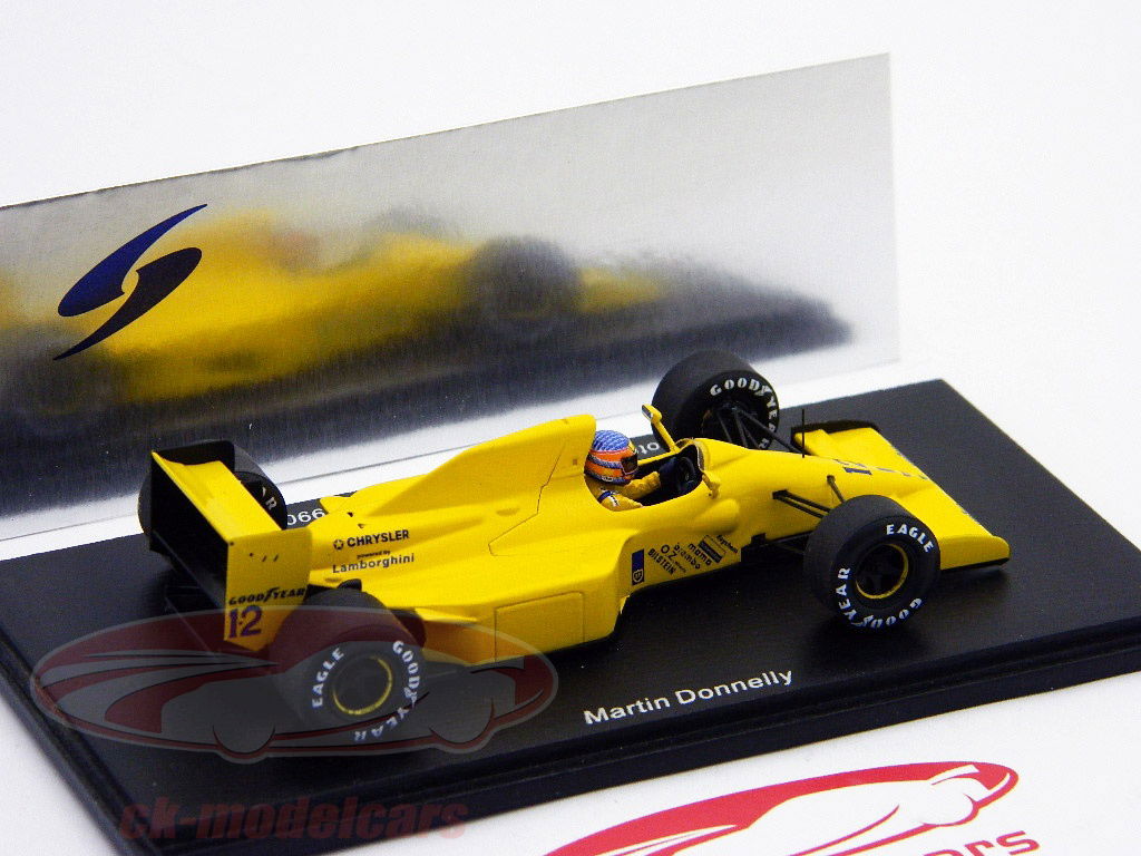 Spark 1:43 Martin Donnelly Lotus 102 F1 Belgium GP 1990
