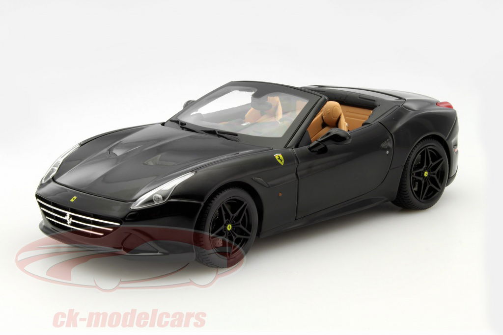 Bburago 1:18 Ferrari California T open Top black Signature