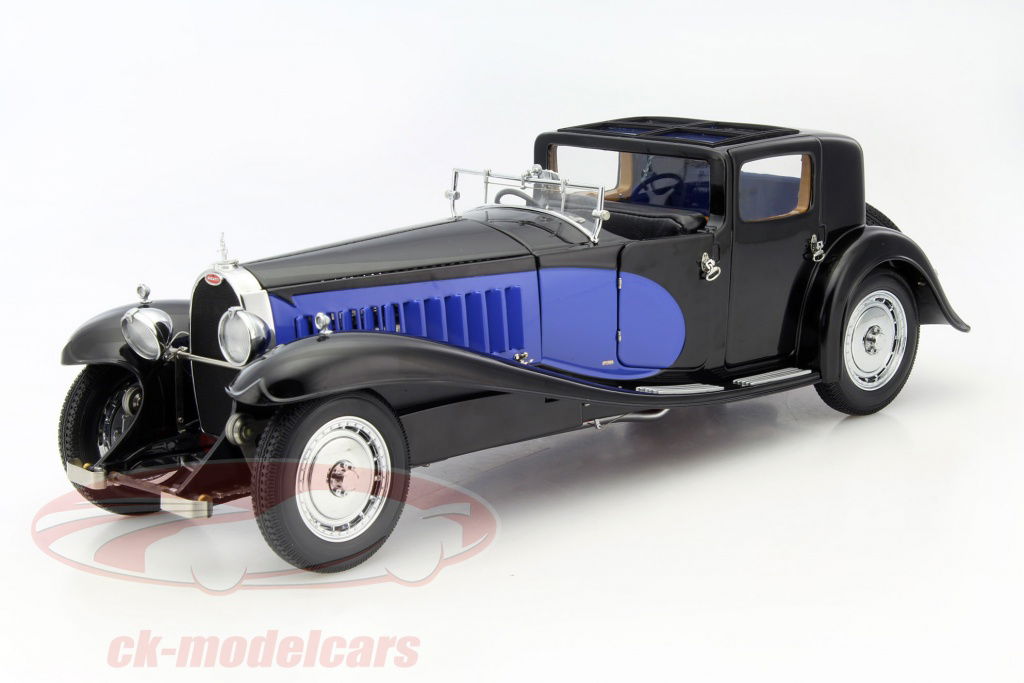 Bauer 1:18 Bugatti Royale Coupe de Ville Year 1930 blue
